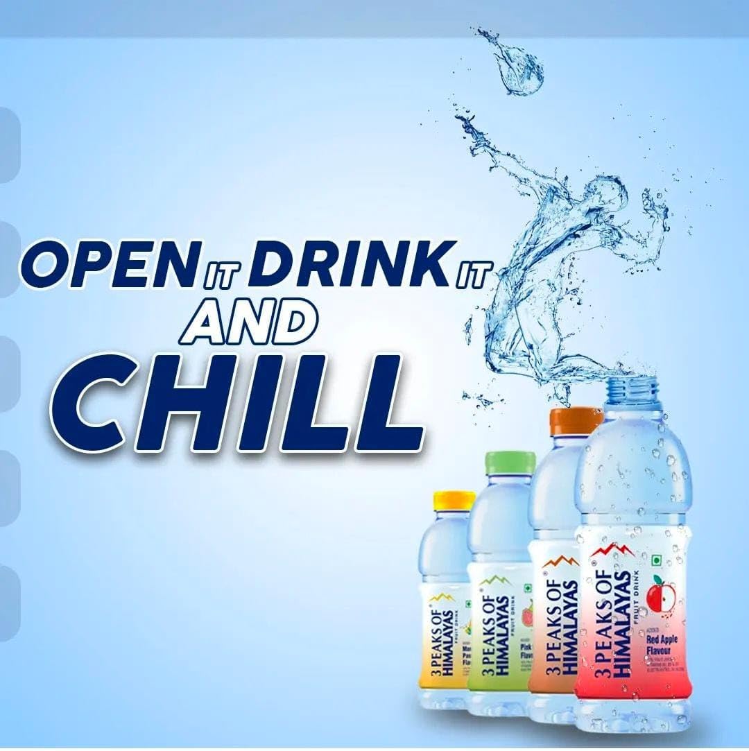 Mango, Peach & Passion Fruit Flavour Water - Image 3