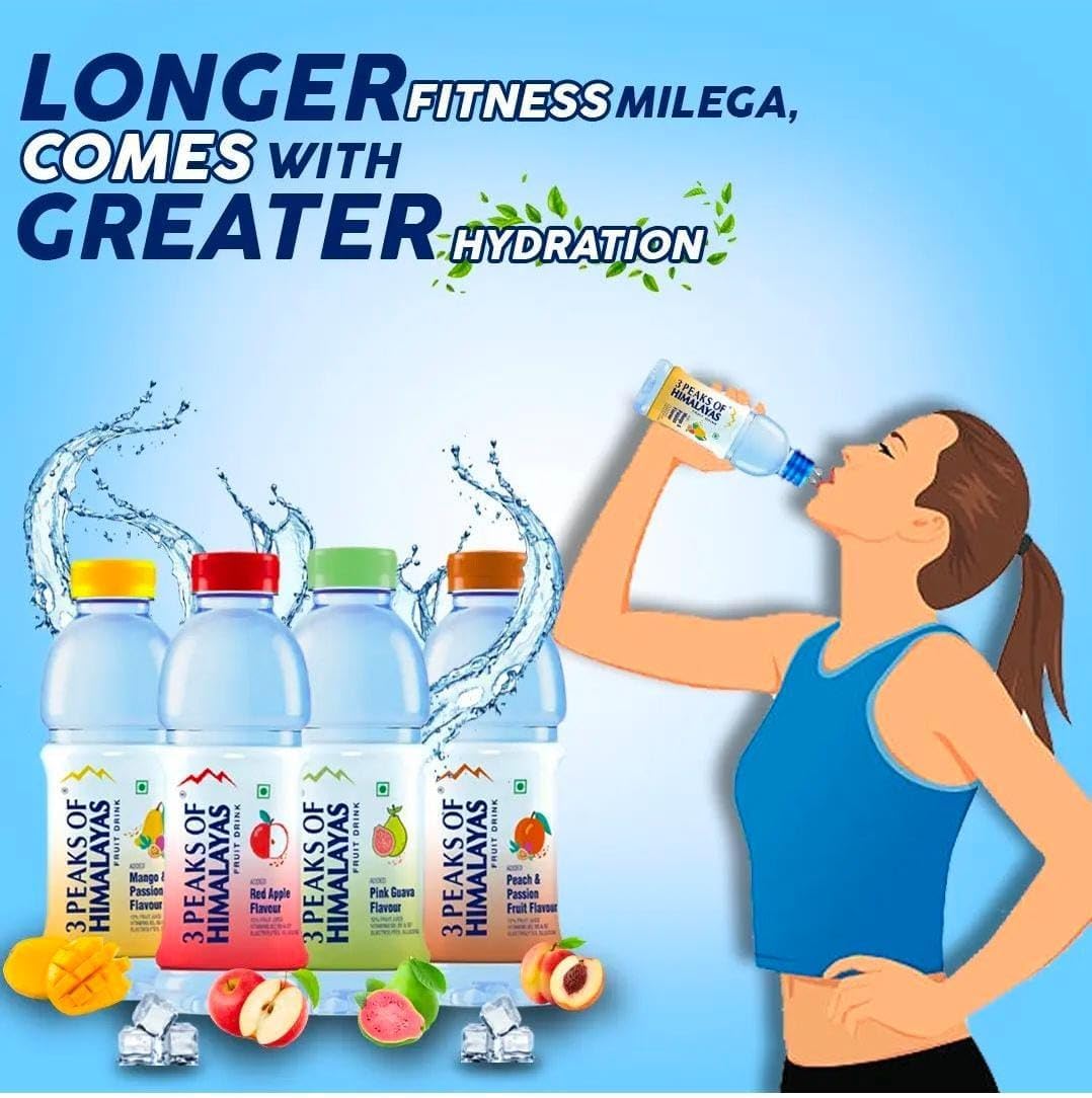 Apple, Peach & Passion Fruit Flavour Water - Image 3